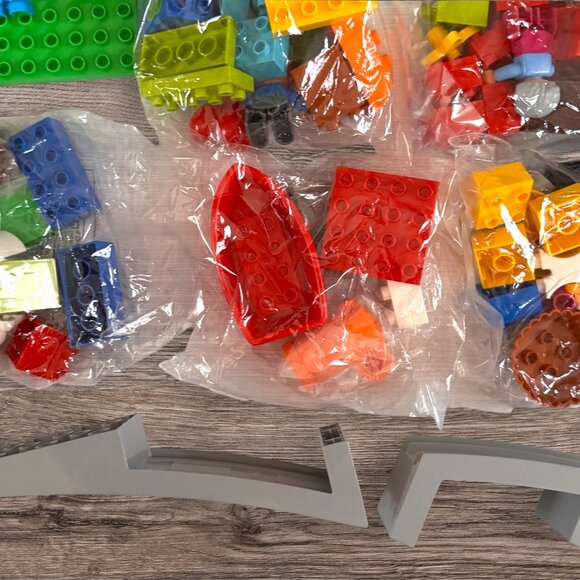 LEGO Duplo Education STEAM Park (Box B) New Bags Figures Gear Slide Track Pieces - Picture 4 of 8